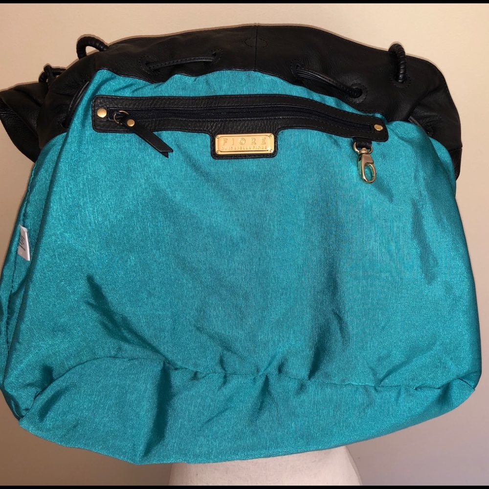 Fiore by Isabella Fiore Black Leather Braid Tote - Picture 9 of 15